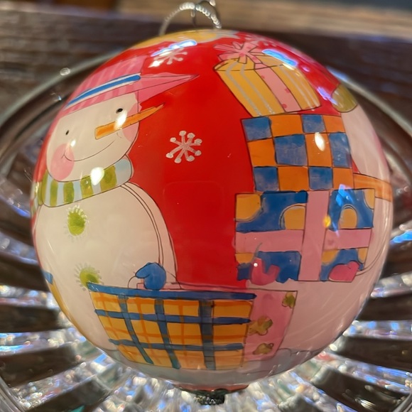 Pier 1 Li Bien Hand-Painted Glass Ornament 2006 - Picture 3 of 9